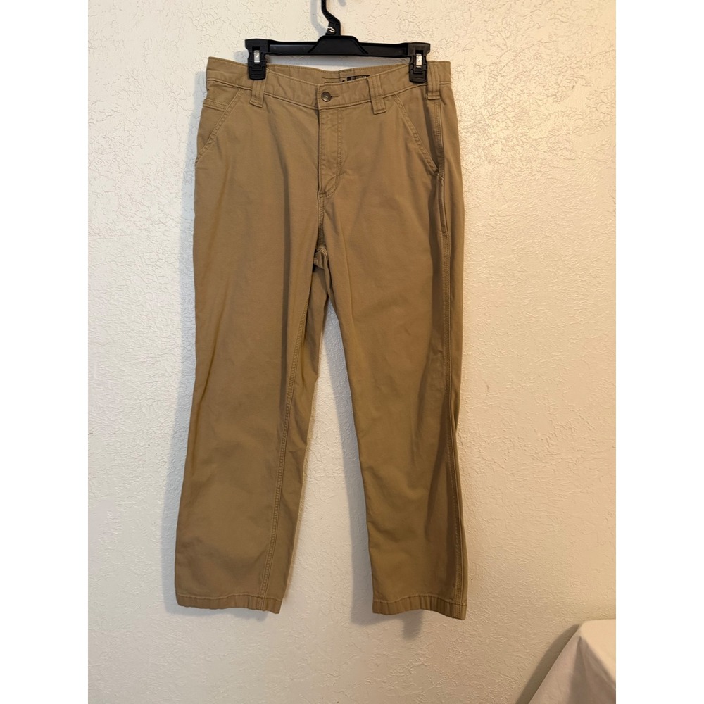 Carhartt BN2291-M Mens 33x30 Tan Rugged Flex Relaxed Fit Canvas Work Pants